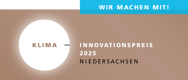 Wir machen mit! Klima-Innovationspreis 2025 Niedersachsen